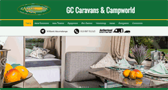 Desktop Screenshot of gccaravans.co.za