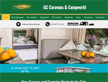 Tablet Screenshot of gccaravans.co.za